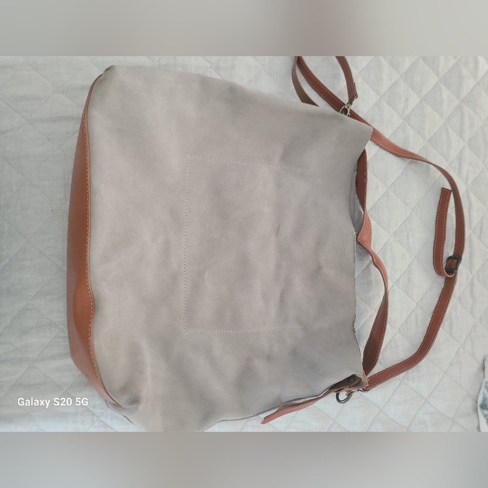 Sundance Laken Italy Suede Hobo Bag - Picture 3 of 5